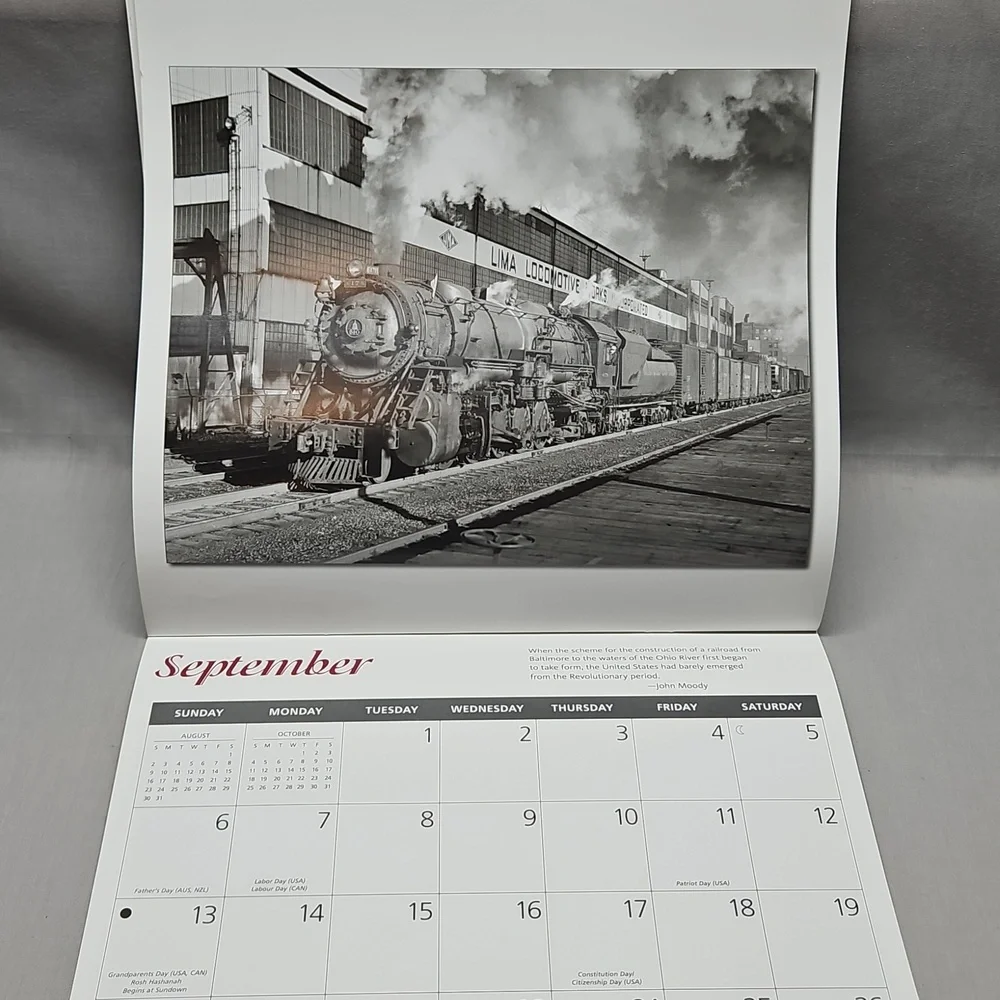 Classic Trains 2015 16-Month Railroad Calendar